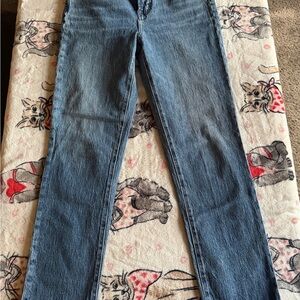 Madewell Women's Straight Leg Blue Jeans